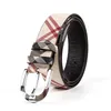 Ceinture en cuir véritable à rayures sauvages pour hommes et femmes, ceinture de taille de styliste de haute qualité, avec boucle ardillon en métal, 3042