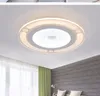 عكس الضوء الحد الأدنى الحديثة جولة الصمام ضوء السقف الاكريليك عاكس الضوء إضاءة السقف أضواء غرفة المعيشة مصباح المطبخ الديكور lamparas
