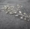 Silver Crystal Headbands Handgjorda Bröllop Hår Tillbehör Vintage Bröllop Tillbehör Hårband