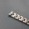 20mm Nuovi braccialetti con cinturino per cinturino con estremità curva in acciaio inossidabile spazzolato argento intero Per watch299b