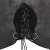 Sty GIMP Full Mask Harness Hood Zipper Bondage Fetish Roleplay Costume Party R1724751788