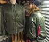 Alta Qualidade MA1 Exército Verde Tático Tático Varsity Varsity Flight Windbreaker Piloto Força Aérea Jaqueta Bombardeiro para Homens Roupas