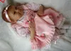 22 дюйма ткань тела мягкие силиконовые виниловые Reborn Reborn Baby Doll Реалистичная мода игрушка Рождество и подарок на день рождения для детей