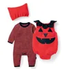 Hot Halloween baby rompers för spädbarn jumpsuit nyfödda bebe kläder söta bomull toddler tjejer pojkar kläder