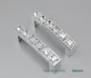 Modern Crystal Furniture Handles Chrome Door Knobs Dresser Drawer Wardrobe Kitchen Cabinets Cupboard Pull Door Accessories