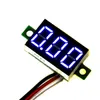 شاشة LED الأزرق مصغرة DC 0.1-30V الجهد الرقمي الفولتميتر لوحة دراجة نارية B00258