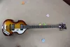 McCartney Hofner H500 / 1-CT Eigentijdse Viool Deluxe Bass Vintage Sunburst Elektrische Gitaar Vlam Maple Top Terug 2 511B Staple Pickups