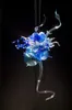 Modern Lamps Mini Cute 100% Hand Blown Chandeliers Light Vintage Flower Shape Art Glass Indoor Lighting Chandelier