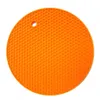 2pcs18cm Silicone Non-slip Pot Heat Resistant Mat Coaster Cushion Placemat #R571