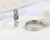 Hot Sell Promised Ring 316L Stainless Steel Engagement Rings Titanium Steel CZ Rings Wholesale Price for 1pc