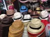 Partihandel halm Panama hattar solskydd snålt brim hatt 15 färger blandade vogue mössor väljer gratis fartyg