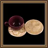 Unique Round Jacquard Silk Brocade 2 Coaster Set Chinese style Coffee Table Cup Mat Decorative Protective Pad 10sets/lot