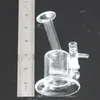 Mini borbulhador de vidro de 5 5 polegadas coletor de cinzas coador em linha tubo de água plataforma de óleo bong 10mm junta rápida