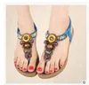 2016 Sommer neue Böhmen Stil Schuhe Mode Frauen Casual Sandalen Perlen Marke flach mit Schuhen für die Dame