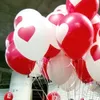 100st Latex Red Heart Balloons Round Balloon Party Wedding Decorations Happy Birthday Anniversary Decor 12 Inch