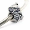Se encaixa Pandora Braceletes 2016 Lucky Elephant Charme Prata Grânulos 100% 925 Sterling Silver Charms DIY Jóias