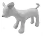 Moda BlackWhite Pet Dogs Ornamenti in pelle Nozioni per cucire Strumenti Modello di manichino Posizione in piedi Modelli di cani per abbigliamento S si1311043