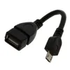 USB A Female to Micro USB 5 Pin Male Adapter Host OTG Data Charger Cable Adapter