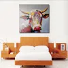 Immagini di animali astratti Wall Art Decorativo Home Decor Pittura murale Pittura a olio moderna su tela Commercio all'ingrosso in vendita