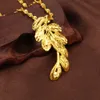 Phoenix Ogon Wisiorek 18k Żółty Złoto Wypełnione Kobiet Wisiorek Łańcuch Moda Biżuteria Prezent