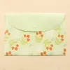 Vente en gros-24 pc / Lot 336 * 232mm / Nouveau sac de fichiers série Sweet Flower PVC Sac de fichiers étanche / Sac de papeterie DIY / Fournitures scolaires de bureau / 160403035