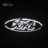 5D led car logo lamp 14.5cm*5.6cm for Ford Focus Mondeo Kuga car badge LED lamp Auto laser lights 3D rear emblem sticker ghost shadow light