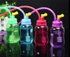 Piccola bottiglia trasparente narghilè acrilico, colore, consegna casuale di stile, tubi dell'acqua, bong di vetro, narghilé di vetro, tubo di fumo