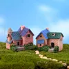Wholesale- House Cottages Mini Craft Miniatur-Fee Garten Innendekoration Häuser Micro Landschaftsbau Dekor DIY Zubehör