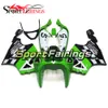 Fairings for Kawasaki ZX7R 1996-2003 ABS Plast Vit Grön 5 Motorcykel Fairing Kit Cowlings Body Frames Body Kit Carenes Nya Skydd