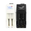 Caricabatterie Trustfire TR001 autentico al 100% per batterie ricaricabili 18650 16450 14500 18350 US UK EU AU PLUG DISPONIBILE