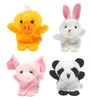 Baby Stuffed Plush Toy Finger Puppets Tell Story Animal Doll Hand Puppet Kids Toys Children Gift With 10 Animal Group HH7-92 Best quality