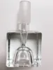 Super Cubic Färgglad KVADRATUR glasvattenpipa skål 14 mm 18 mm kub SKÅLAR/SLID med manlig vattenbong röktillbehör