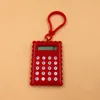 Mini Calculator Student Test Calculator Cookies Keychain Calculator Promotional Gifts