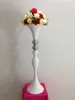 Vase en forme de trompette blanche de dernière qualité 11 pour centres de table de mariage/vase de mariage