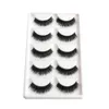 Thick False Eyelashes 1 Box 5 Pairs Short Thick Black Natural Smoky Makeup Long Fake Eye Lashes2044710