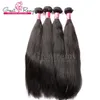 100% chińskich przedłużenia włosów 3 sztuk / partia Remy Human Hair Extensions Silky Proste Greatria Drop Shipping Natural Color Queen Hair Products