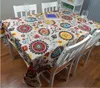 European Cotton & Linen Mediterranean Style Square Tablecloths Sunflower covers Print Table Cloth For wedding table cloth