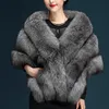 Kości słoniowej Faux Fur Wrap Evens i owijanie Faux Fur Rruktury Wedding Jacket Bolero Wedding Bidal Bridal Winter Płaszcz w magazynie7487218