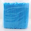 100PCS/Lot Women Men Disposable Shower Caps Non Woven Pleated Anti Dust Hat Bath Caps for Spa Hair Salon