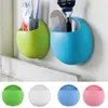 Tandenborstelhouder Cup Wall Mount Zuighaken Cups Organizer Badkamerhouder