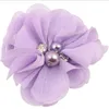 INS 18 couleurs bébé fille cristal perle colorée fleur barettes Hair Design Enfants Chapeaux Enfants Hairpin filles Barrettes cheveux accessoires