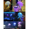 5.5 "Świecący efekt sztuczny Jellyfish Fish Cysterna Akwarium Decora Ornament Cool # R571