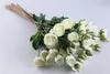 5 STKS Emulational Zijden Bloem 5 Hoofd Rose Bloemen Voor Thuis Party Decor Bruiloft Decoratie Flores Artificiales