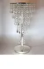 novo bonito do casamento de cristal pendurado peça central / candelabros de mesa de casamento / candeeiro de mesa de flores para decoração de mesa