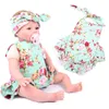 Macacão Floral Baby Sling Crianças algodão sem encosto Flores Macacões infante INS Escalada Roupas sem bandana C1458