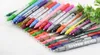 Borstel Dubbele kleur cartoon pen Marker aquarellen Schets Handgeschilderde pen Zachte Super Borstel Brede Twin Tip Manga Ciao