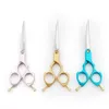 Lyrebird TOP CLASS pet Cosmetic Scissors 6 Inch Curved Scissors Pink Golden or Blue Handle Japan 440C High quality NEW6825269