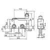 Svart 10st KW12-3 Micro Roller Hävarm Arm Normalt Öppna Stäng Begränsningsomkopplare B00242 Bard