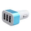 Carregador de carro Plug 3 portas Carregadores de Cigarro Rápido USB Traver Adaptador Auto para Apple Iphone 5 6 7 Mais Samsung Galaxy S6 S7 Nota 4 HTC Huawei