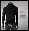 Ropa de punto para hombre al por mayor Suéteres Suéteres Hombres Suéter sólido Ropa de abrigo masculina Jumper Blusa Masculina Suéteres de cuello alto MQ208